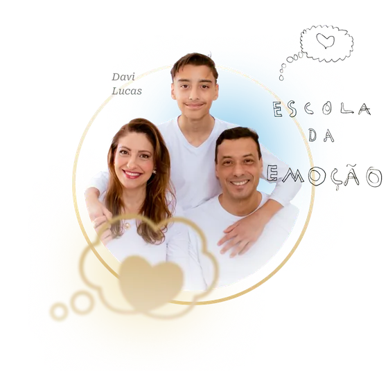 Davi Lucas e a família